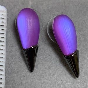 Alexis Bittar Cap Lucite post earrings